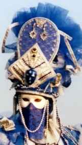 máscara de carnaval veneciano