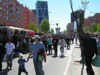 Mercadillo en Madrid