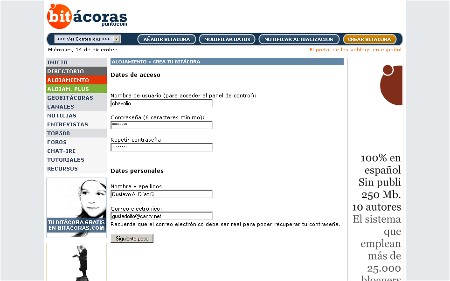 Crear Bitacoras.com